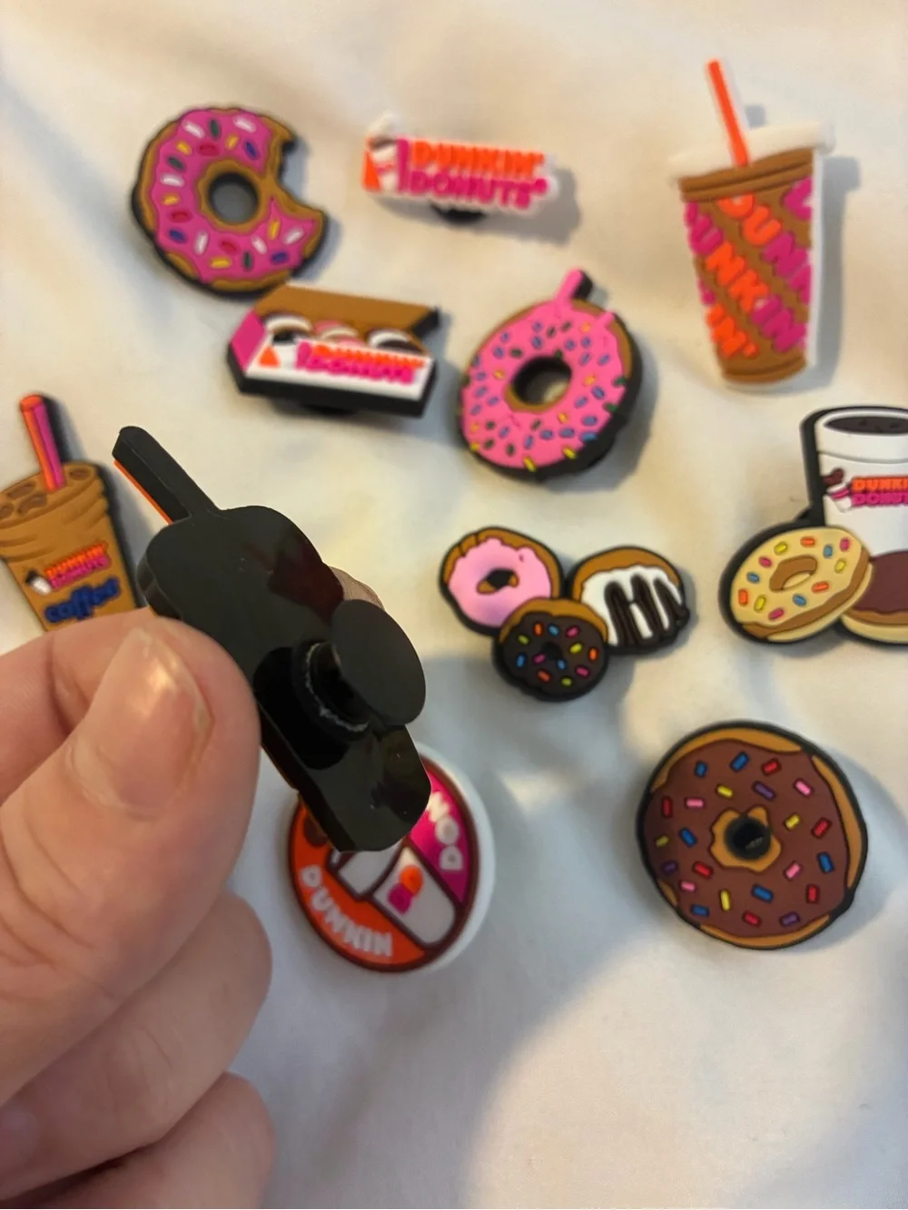 Dunkin' Kids Accessories Donut & Coffee Shoe Charm Set for Crocs
